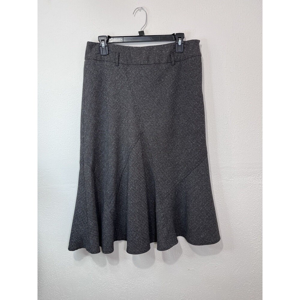 Sandro Sports Skirt Womens 8 Brown Midi Fit N Flare Office Professional Business